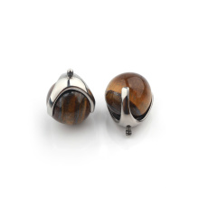 ASTM F136 Titanium Tiger Eye Ball Dermal Anchor Top Piercing Jewelry
